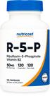 Suplemento Nutricost R-5-P (riboflavina-5-fosfato) 50 mg