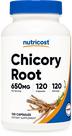 Suplemento Nutricost Raiz de Chicória - 650mg - 120 Cápsulas Suplemento Nutricost Raiz de Chicória - 650mg - 120 Cápsulas