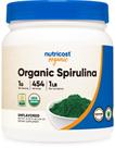 Suplemento Nutricost Spirulina Orgânica em Pó - 454g