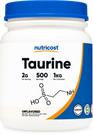 Suplemento Nutricost Taurina em Pó de 1 kg - 500 porções