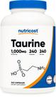 Suplemento Nutricost Taurine 1000mg 240 cápsulas