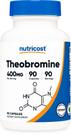 Suplemento Nutricost Theobromine 400mg 90 cápsulas vegetarianas
