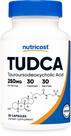 Suplemento Nutricost Tudca 250mg 30 cápsulas de ácido tauroursodesoxicólico
