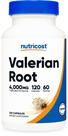 Suplemento Nutricost Valerian Root 120 cápsulas 1000mg