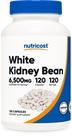 Suplemento Nutricost White Kidney Beans em cápsulas 6500 mg Suplemento Nutricost White Kidney Beans em cápsulas 6500 mg