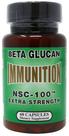 Suplemento Nutritional Supply Corp Immunition NSC 100 Beta Glucan Extra Strength 10 mg 60 cápsulas