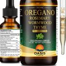 Suplemento Oasisforce Óleo Orgânico de Orégano 30mL 75% Carvacrol