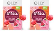 Suplemento OLLY Focus Buddies Brainy Lolly Pops 50 mg de Omega-3