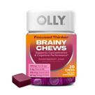 Suplemento OLLY Focused Thinker Brainy Chews Raspberry (20 unidades)