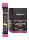 Suplemento ONNIT Alpha Brain Instantâneo - Sabor Limão-Amora - 30 Sachês