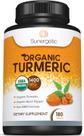 Suplemento Orgânico Sunergetic Cúrcuma 1400mg com Pimenta Preta