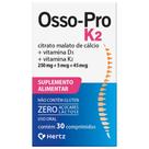 Suplemento Osso-Pro K2 Com 30 Comprimidos - Hertz