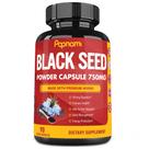 Suplemento Papnami Pure Black Seed Powder em cápsulas 750 mg 90 comprimidos