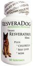 Suplemento para cães CurEase Resveradog, pó de trans-resveratrol Suplemento para cães CurEase Resveradog, pó de trans-resveratrol