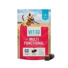 Suplemento para cães VetiQ 5 em um apoia quadril e articulações, trato urinário, sistema imunológico, saúde da pele e saúde do coração 60 Soft Chews