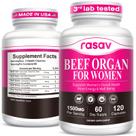 Suplemento para órgãos bovinos Rasav 120 cápsulas Women Energy