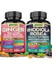 Suplemento Parrox Dynamic Duo Herbal Ginger Rhodiola Bundle