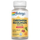 Suplemento: pastilhas de picolinato de cromo SOLARAY 1000 mcg (100 unidades)