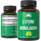 Suplemento Peak Performance L-Lisina 1000 mg Monolaurina 500 mg Suplemento Peak Performance L-Lisina 1000 mg Monolaurina 500 mg