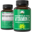 Suplemento Peak Performance Raw Whole Food Vitamina C 500mg