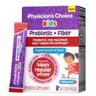 Suplemento Physician's CHOICE Kids Probiotic + Fiber, pacote com 24