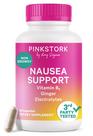 Suplemento Pink Stork, vitamina B6, gengibre, eletrólito, 60 cápsulas Suplemento Pink Stork, vitamina B6, gengibre, eletrólito, 60 cápsulas