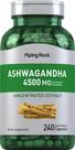 Suplemento Piping Rock Ashwagandha 4500mg 240 cápsulas