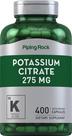 Suplemento Piping Rock - Citrato de Potássio 275mg (400 Cápsulas)