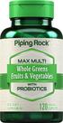 Suplemento Piping Rock Frutas e Vegetais 120 Comprimidos