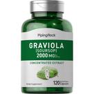 Suplemento Piping Rock Graviola em cápsulas de graviola 2000 mg 120 C