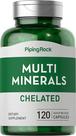Suplemento Piping Rock Mega Multi Mineral Quelated 120 cápsulas