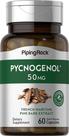 Suplemento Piping Rock Pycnogenol 50 mg 60 cápsulas corteza de pino marítimo francés