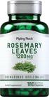 Suplemento Piping Rock Rosemary Leaves 1200 mg 180 cápsulas