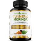 Suplemento PIUS NATURE Turmeric Moringa 120 cápsulas vegetais