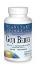 Suplemento Planetary Herbals Goji Berry 700 mg 180 cápsulas