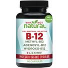 Suplemento Por que não vitamina B12 natural 5000mcg com metilcobalamina