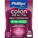 Suplemento probiótico Phillips' Colon Health 30 cápsulas, pack com 6