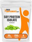 Suplemento proteico em pó a granel Suplementos de proteína de soja isolado 250g Suplemento proteico em pó a granel Suplementos de proteína de soja isolado 250g