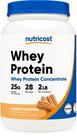 Suplemento proteico Nutricost Whey Protein Concentrate 970g Churro