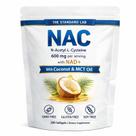 Suplemento Prspy NAC 600 mg com NAD+ e óleo de coco MCT 300 cápsulas softgel