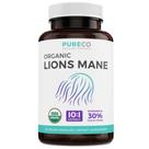 Suplemento PURE CO USDA Organic Lions Mane 10.000 mg 60 cápsulas