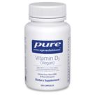 Suplemento Pure Encapsulations Vitamina D3 Vegan 120 cápsulas