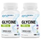 Suplemento Puregen Labs Glycine 1000mg 100 cápsulas vegetarianas Suplemento Puregen Labs Glycine 1000mg 100 cápsulas vegetarianas