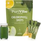 Suplemento PuriVibe Chlorophyll Shots, pacotes de 15 palitos