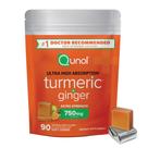 Suplemento Qunol Turmeric and Ginger Soft Chews 750 mg x90