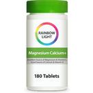 Suplemento Rainbow Light Magnesium Calcium 180 comprimidos