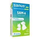 Suplemento Sanus para Cães e Gatos com 30 Cápsulas de 200 mg Suplemento Sanus para Cães e Gatos com 30 Cápsulas de 200 mg