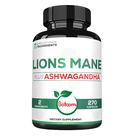 Suplemento Satoomi Lions Mane com Ashwagandha - 270 Cápsulas