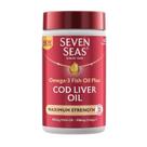 Suplemento Seven Seas de Óleo de Fígado de Bacalhau - Alta Potência - 60 Cápsulas