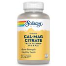 Suplemento Solaray Cal-Mag Citrato 2:1 com D3 e K2 - 180 Cápsulas